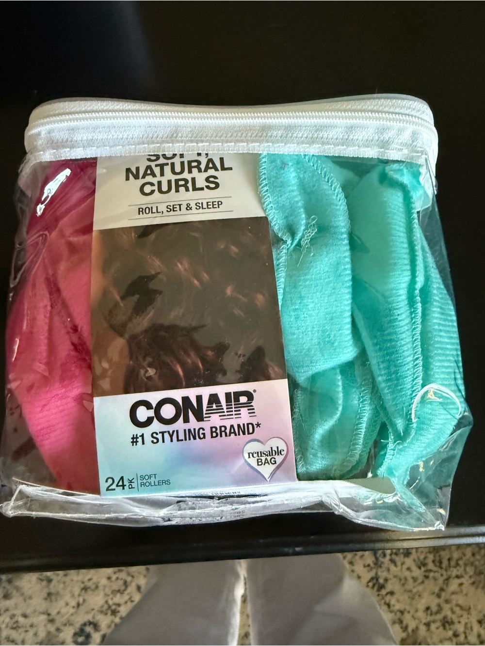 Conair Soft Natural Curls Rollers Set - Overnight Heatless Curls
